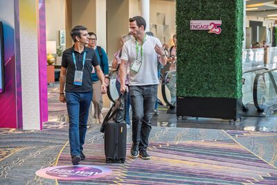 man at popcorn vendor