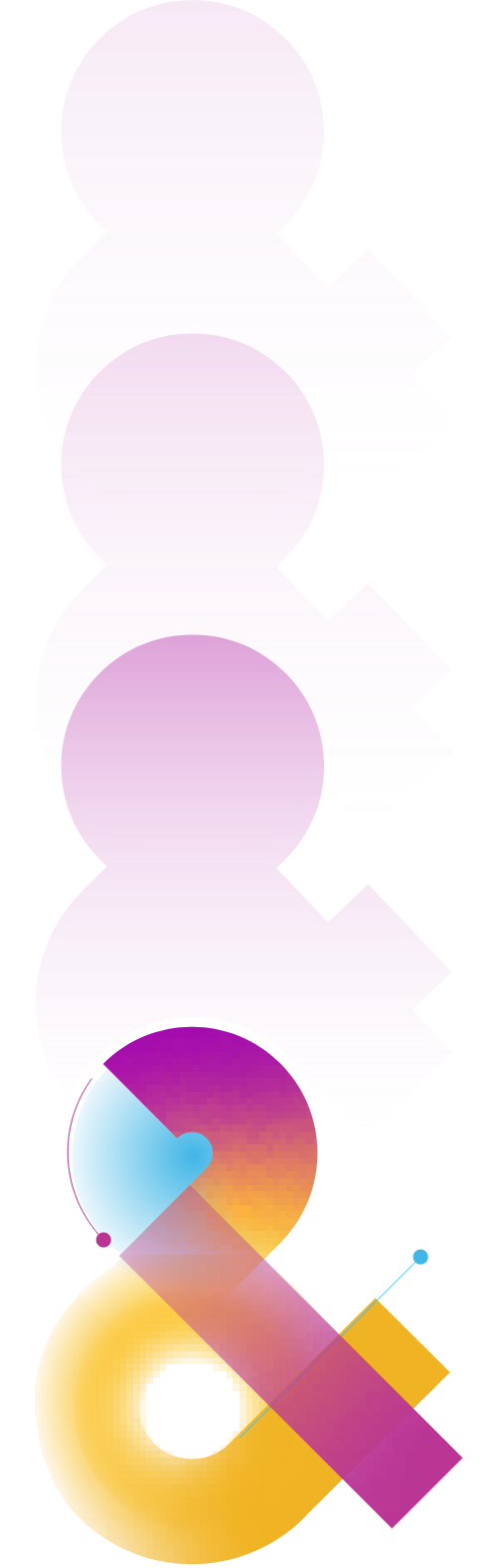 decorative stylized ampersand