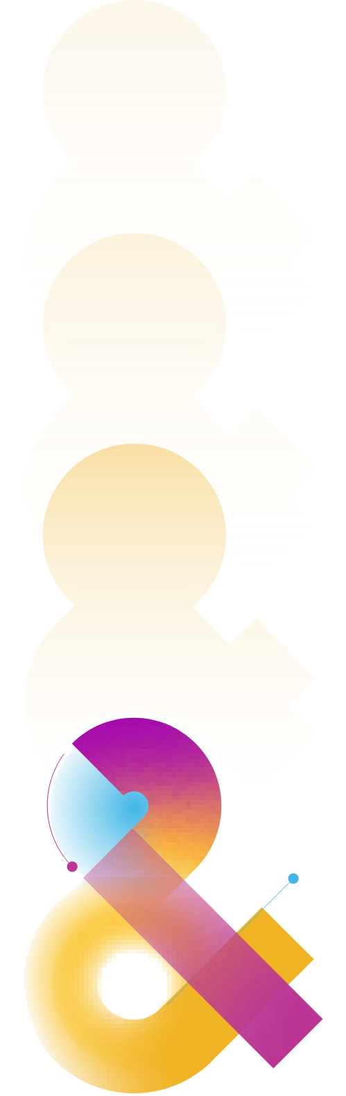 decorative stylized ampersand