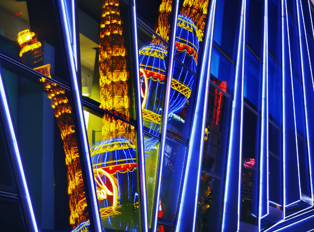 Las Vegas nighttime lights